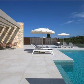 3 bedroom villa with pool & seaview, near Acharavi, sleeps 6